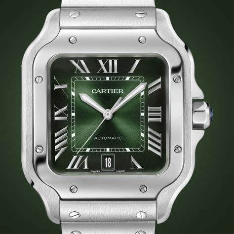 green cartier santos|Altro.